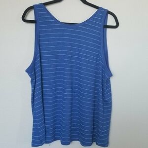 Old Navy Casual Comfy Summer blue with stripes NWT XXL tank
